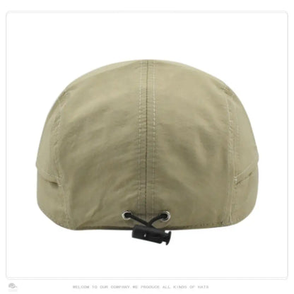 Apparel Accessories Solid Color Short Brim Baseball Cap Nylon Japanese Style