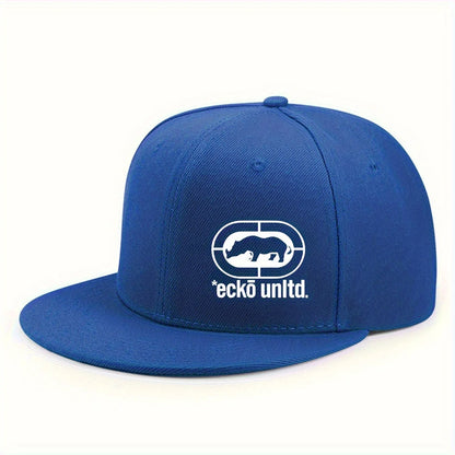 Fashionable Outdoor Flat Brimmed Hat With Fun Patterns Simple Style Unisex Snapback Caps