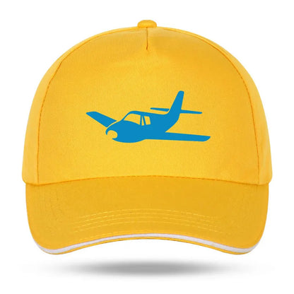 New Men Women Fashion Airplane Pilot Wings Funny Print Baseball Caps