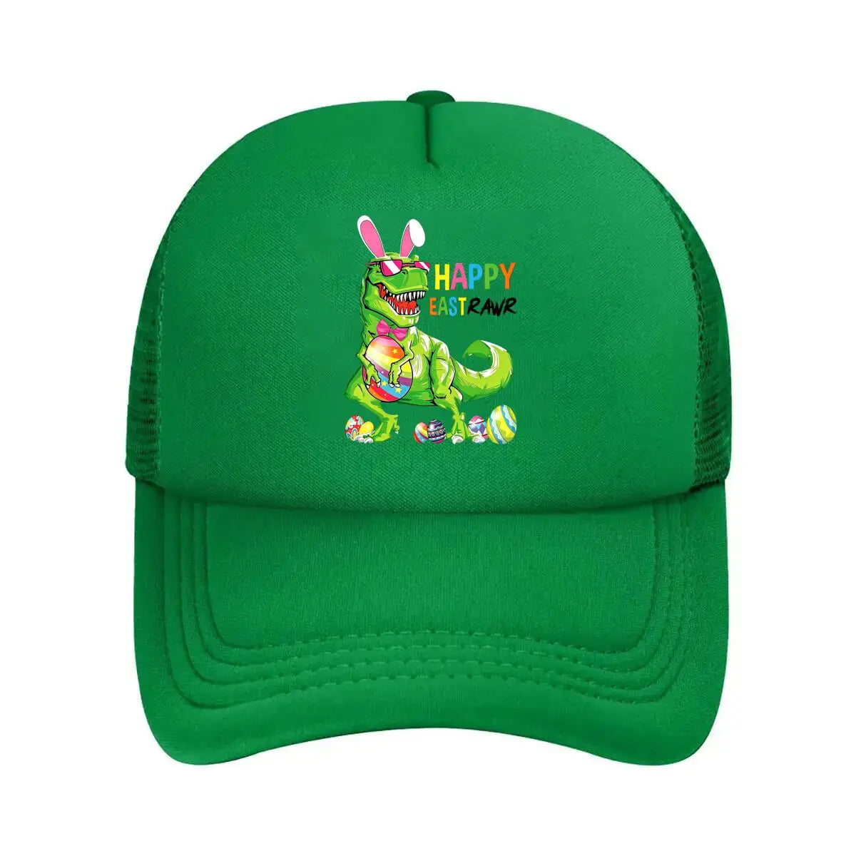 Easter Dinosaur Bunny 2026 Mesh Baseball Cap