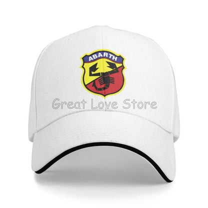 Custom Abarth C Print Sandwich Baseball Cap Dad Hat Golf