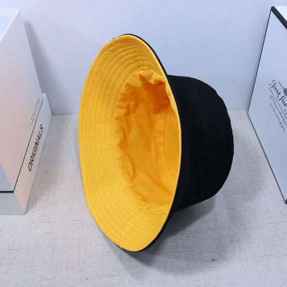 Foldable Double-sided Bucket Hat Summer Sun Hat