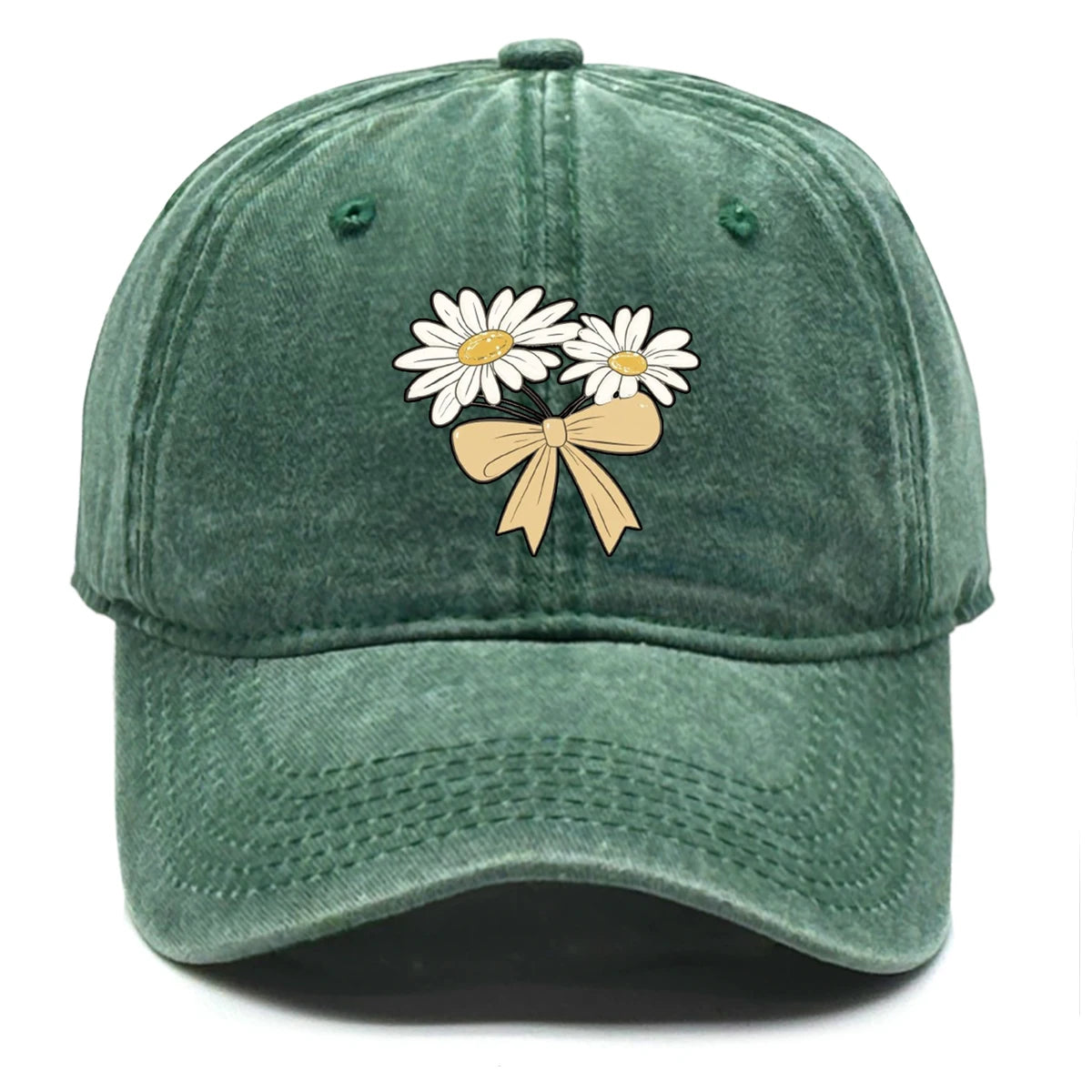 Flower Print Snapback Baseball Cap Flower Hat
