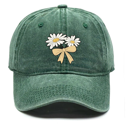 Flower Print Snapback Baseball Cap Flower Hat