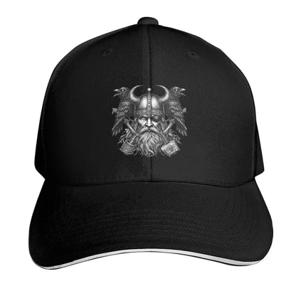 Odin Vikings Viking Legend Norse Mythology Rune Cap Fashion Casual Baseball Caps
