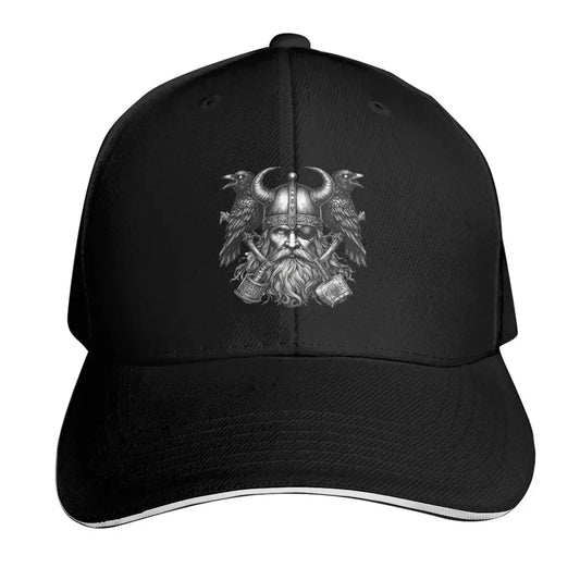 Odin Vikings Viking Legend Norse Mythology Rune Cap Fashion Casual Baseball Caps