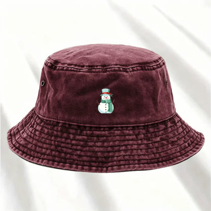 Vintage Minimalist Washed Bucket Hat