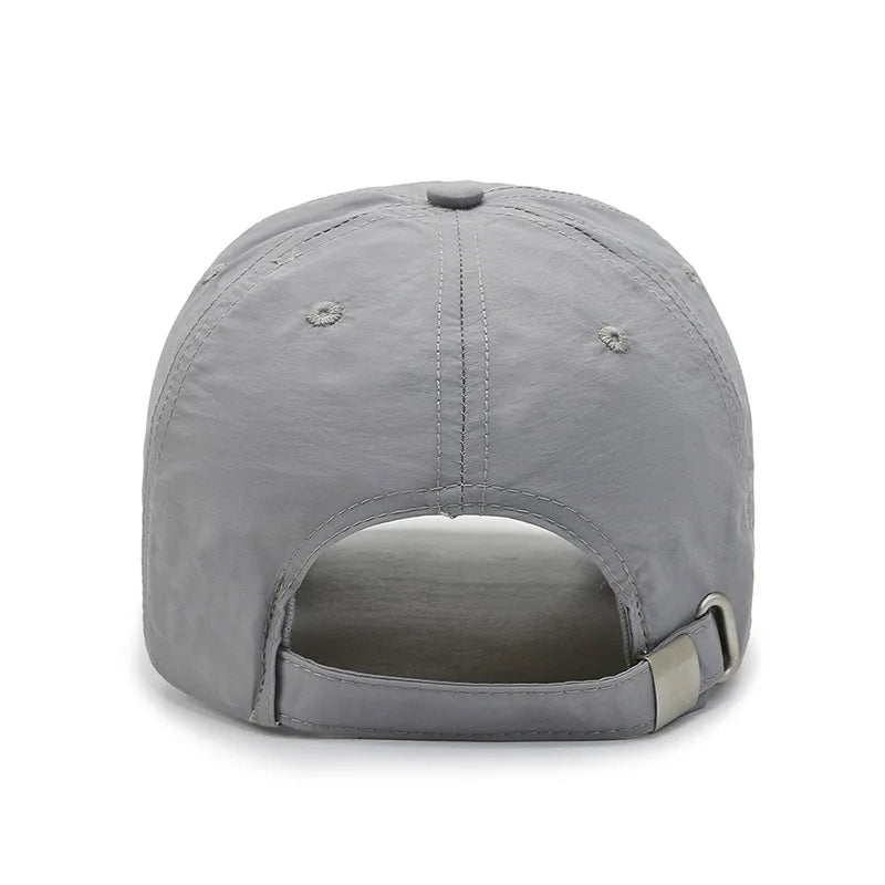 Quick Drying Solid Baseball Cap Sunscreen Breathable