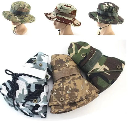 Jungle Cap Camouflage Tactical Caps Military Boonie Hat Men Women