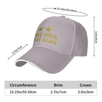 Make Spain Great Again Two Stars Casual Baseball Cap