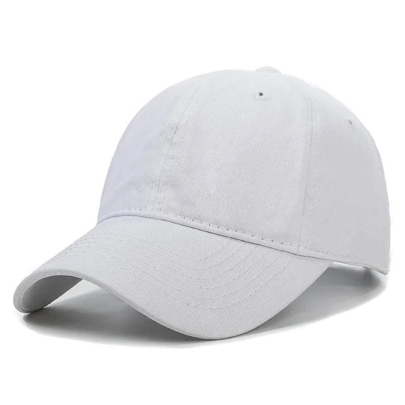 New Unisex Cap Plain Color Washed Cotton