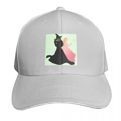 Wicked Movie Glinda And Elphaba Logo Cap Fashion Casual Baseball Caps