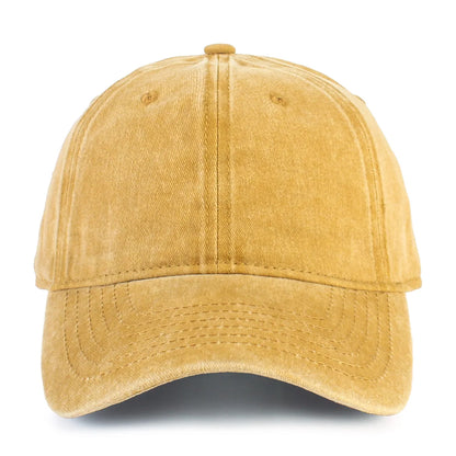 Cotton Washed Cloth Baseball Cap Men Women