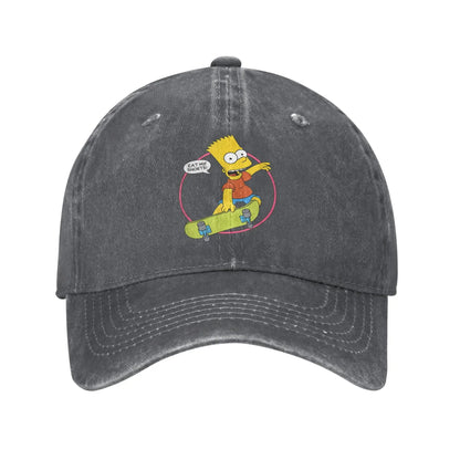 New The S-simpson Bart Eat My Shorts Sun Baseball Cap