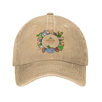 Dublin Ireland Saint Patricks Day Green Casual Baseball Cap