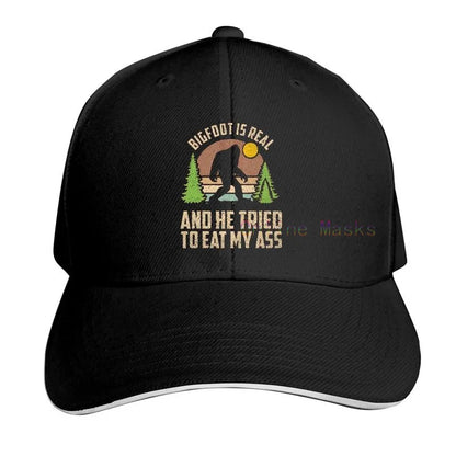 Bigfoot Is Real and He Tried to Eat My Ass Baseball Cap