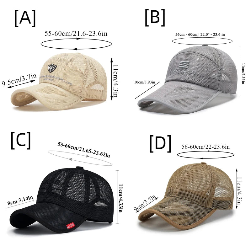 Outdoor Camouflage Mesh Baseball Cap