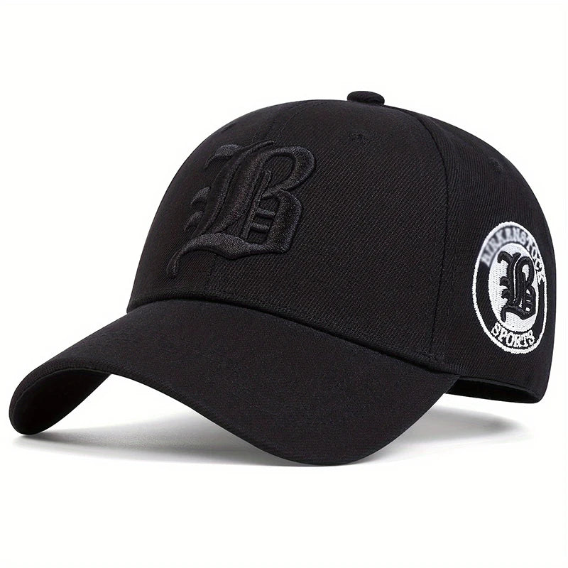 Unisex Gothic Letter Embroidery Baseball Caps