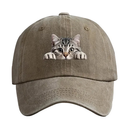 Fashion Washed Cotton Denim Baseball Caps Men Women
