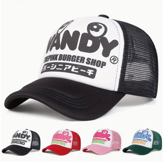 VANDY Japanese Printed Men's Mesh Cap Baseball Cap Hip-Hop Cap Women's