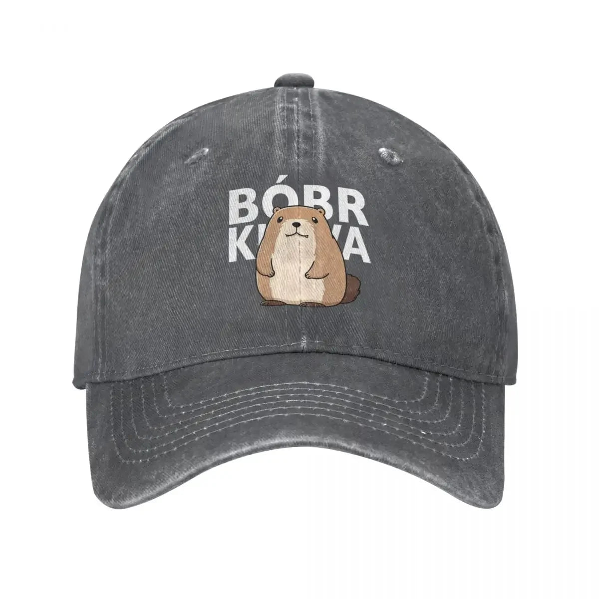 Classic Cute Poland Beaver Bober Meme Baseball Cap For Men Women Cotton Polish Bobr Kurwa Trucker Hat