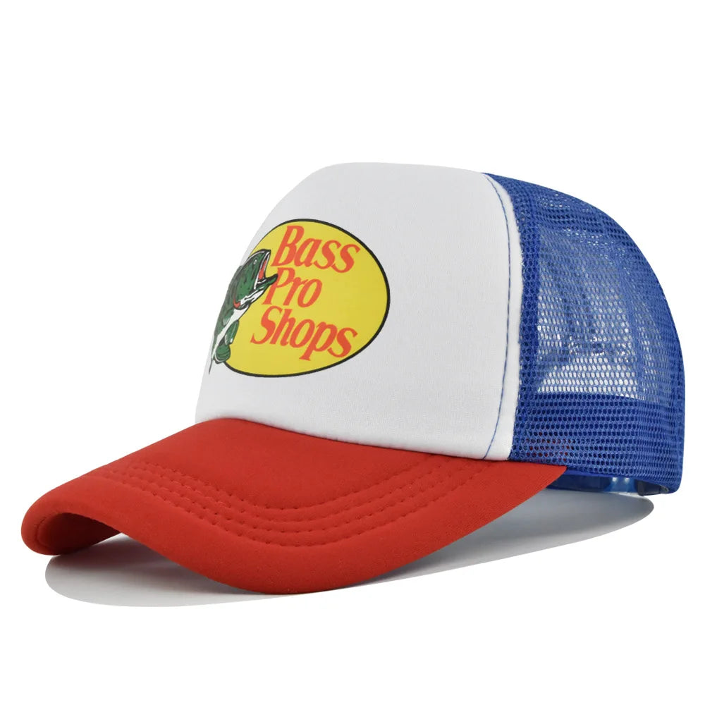 Bass Football Mesh Baseball Cap