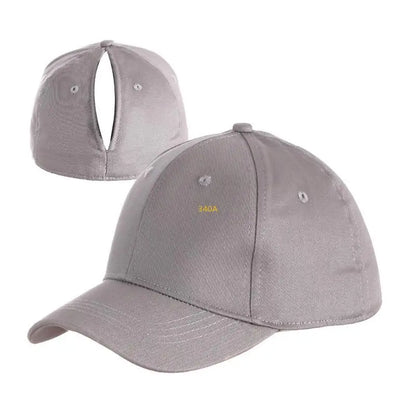Women Adjustable Ponytail Hat With Closure Soft Breathable Baseball Hat