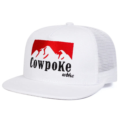 Unisex Letter Embroidery Hip-hop Net Hats