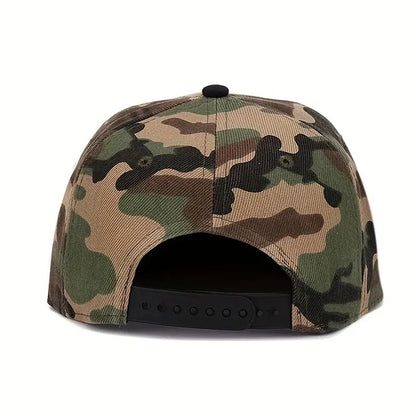 Unisex Light Plate Camouflage Hip-hop Hats Baseball Caps Sunscreen Hat Snapback Cap