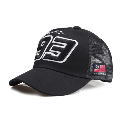 93 Racing Cap Motorcycle Hat Casual Baseball Cap