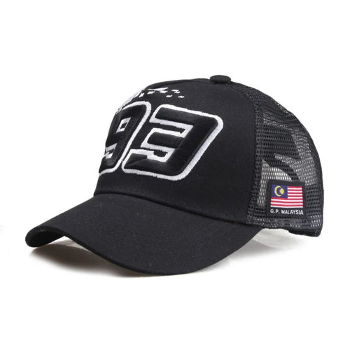 93 Racing Cap Motorcycle Hat Casual Baseball Cap