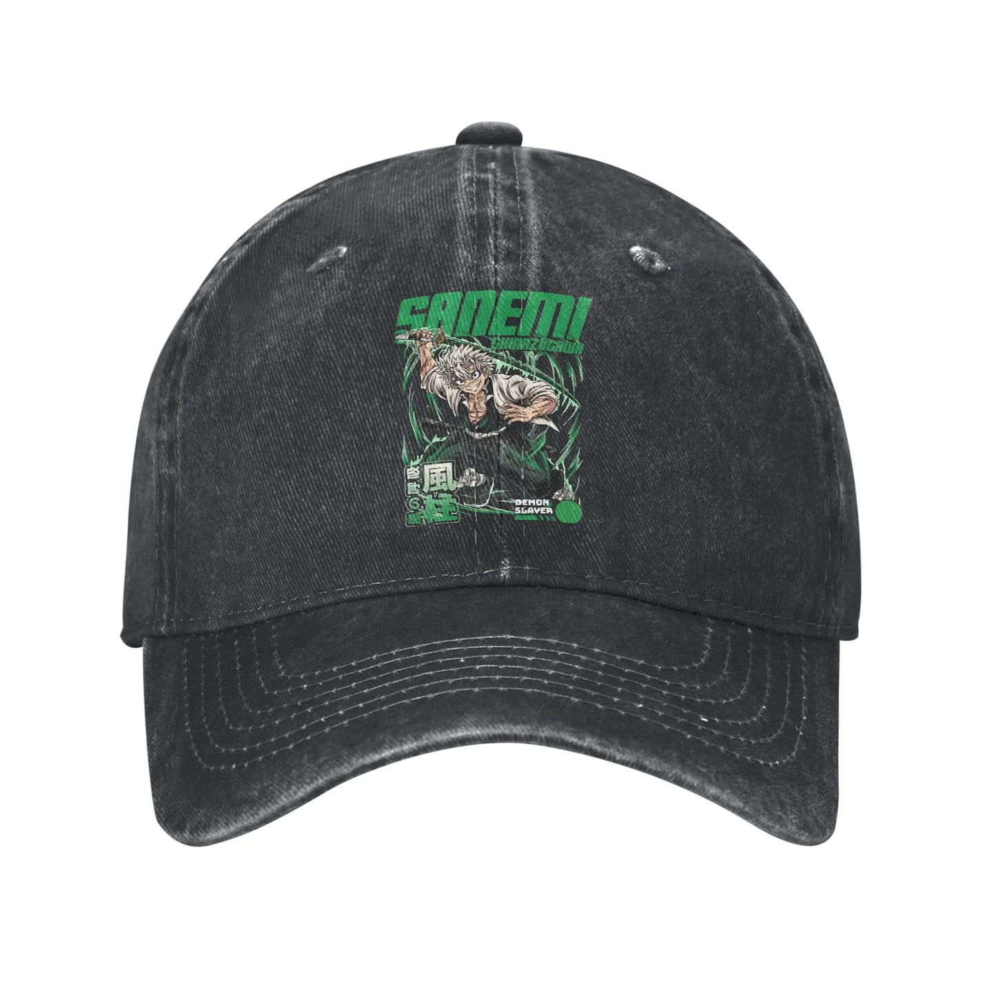 Pure Color Dad Hats Sanemi Shinazugawa Baseball Caps Demon Slayer
