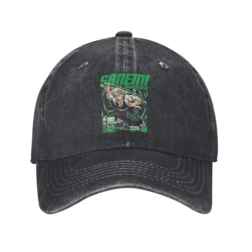 Pure Color Dad Hats Sanemi Shinazugawa Baseball Caps Demon Slayer