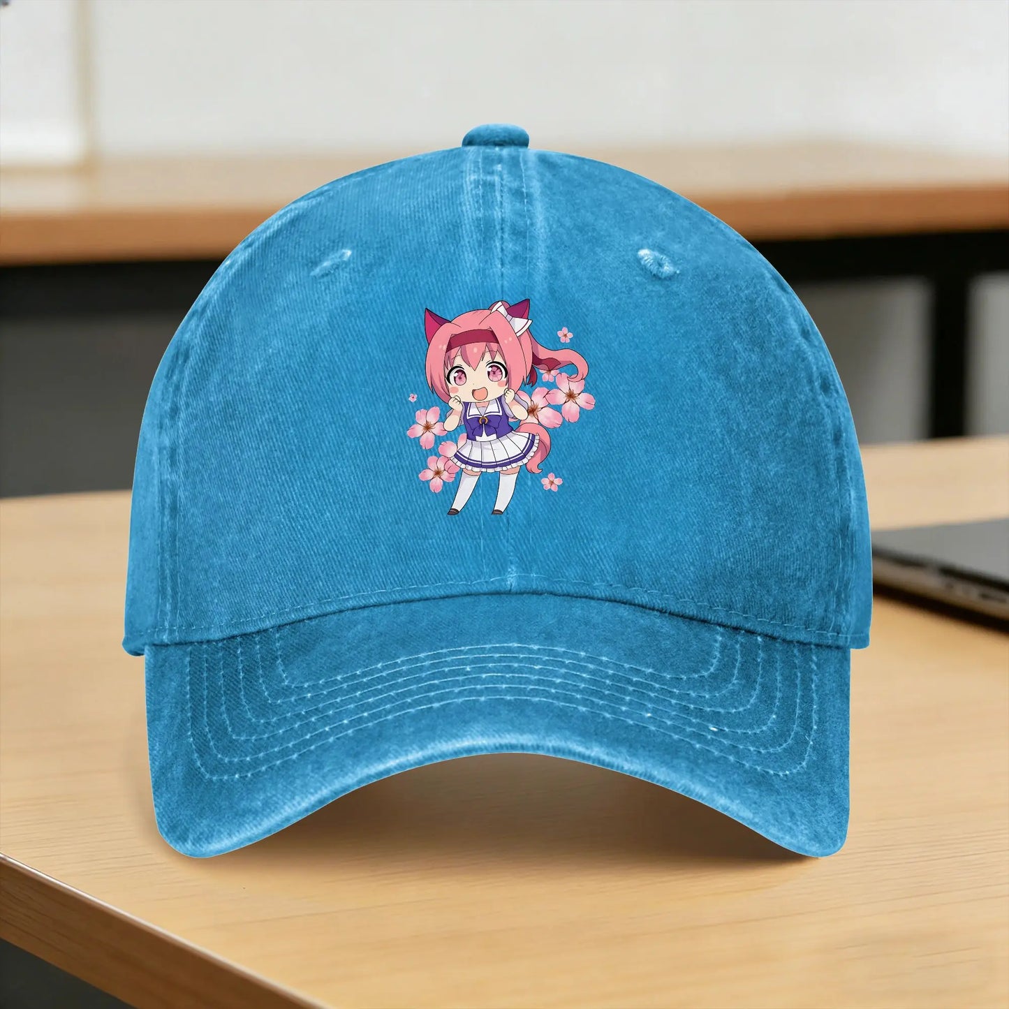 Haru Urara Chibi Anime Casual Baseball Cap