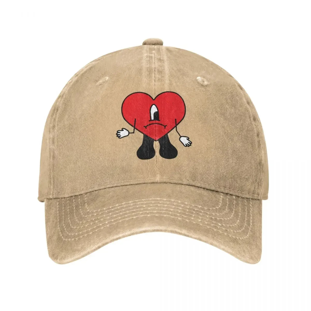 New Bad Bunny Denim Baseball Cap Snapback Hat Men Un Verano Sin Ti Music Cap