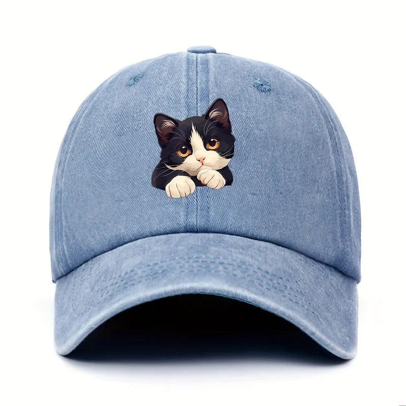 Funny Style Cat Patterned Baseball Cap