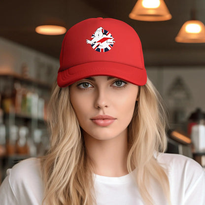 Adult Ghostbuster Monster Movie Trucker Hat Mesh Baseball Cap