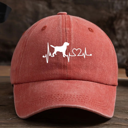 Dog Love Printed Baseball Cap