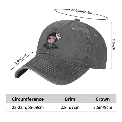 Water Breathing Baseball Caps Peaked Cap Demon Slayer