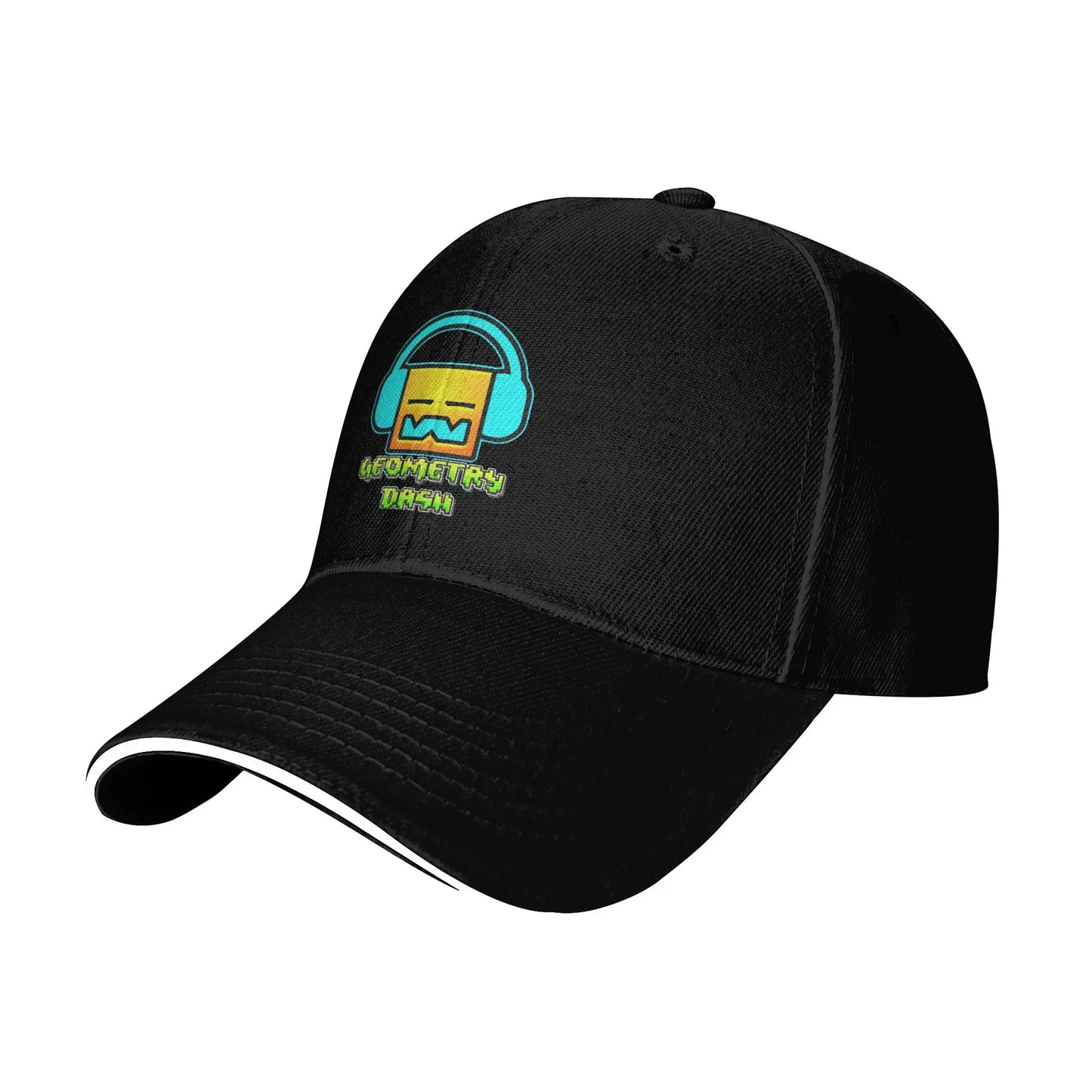 Geometry Cube Gaming Dash Baseball Cap
