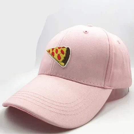 Four Seasons Personality Pizza Embroidery Cotton Baseball Cap For Men And Women