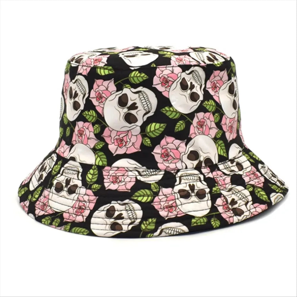 Skull Graffiti Unisex Bucket Hat