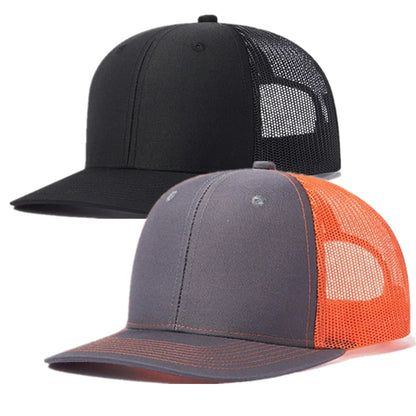 Hot Sale Unisex Cap Slight Curved Brim Style Trucker Hat  Men & Women