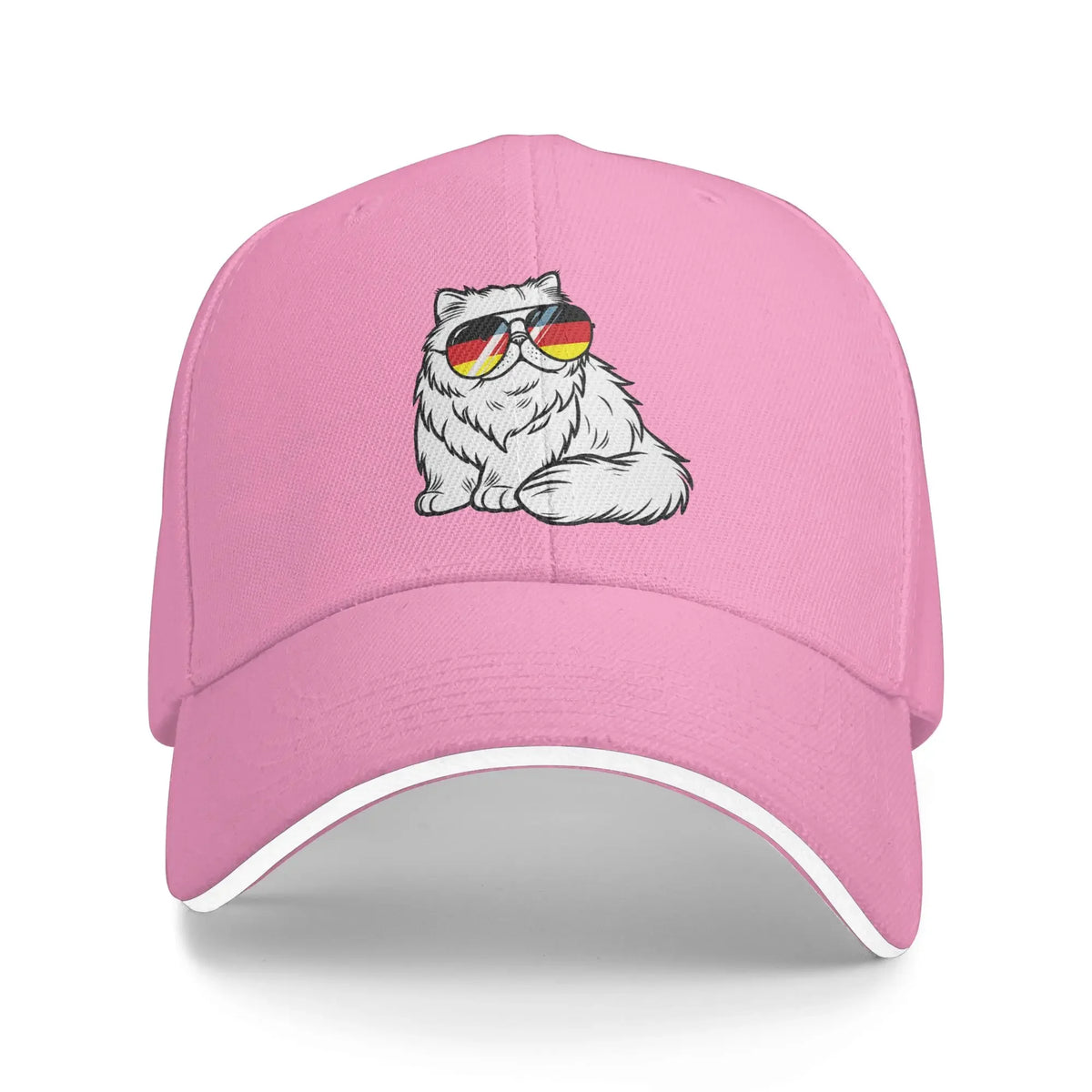 German Flag Cat Baseball Cap