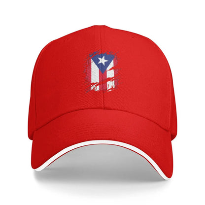 Puerto Rico Flag Print Cap Outdoor Baseball Caps
