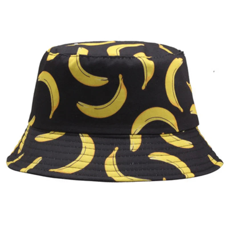 Summer Spring Thin Shade Banana Print Cotton