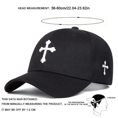 Unisex Alien Cross Embroidery Side NYC NEW WORK Baseball Caps