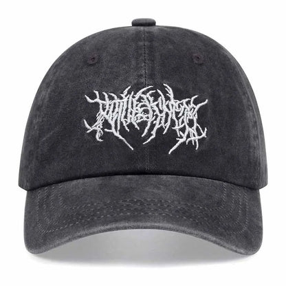 Unisex Letter Embroidery Wah Baseball Cap Outdoor