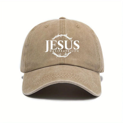 Baseball Caps For Men And Women, Jesus Wreath Design