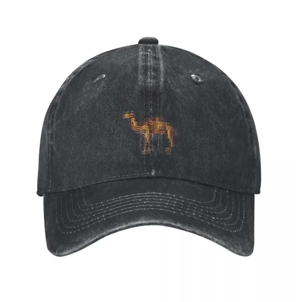 Camel Accessories Men Women Baseball Hat Animal Distressed Washed Caps Hat Vintage